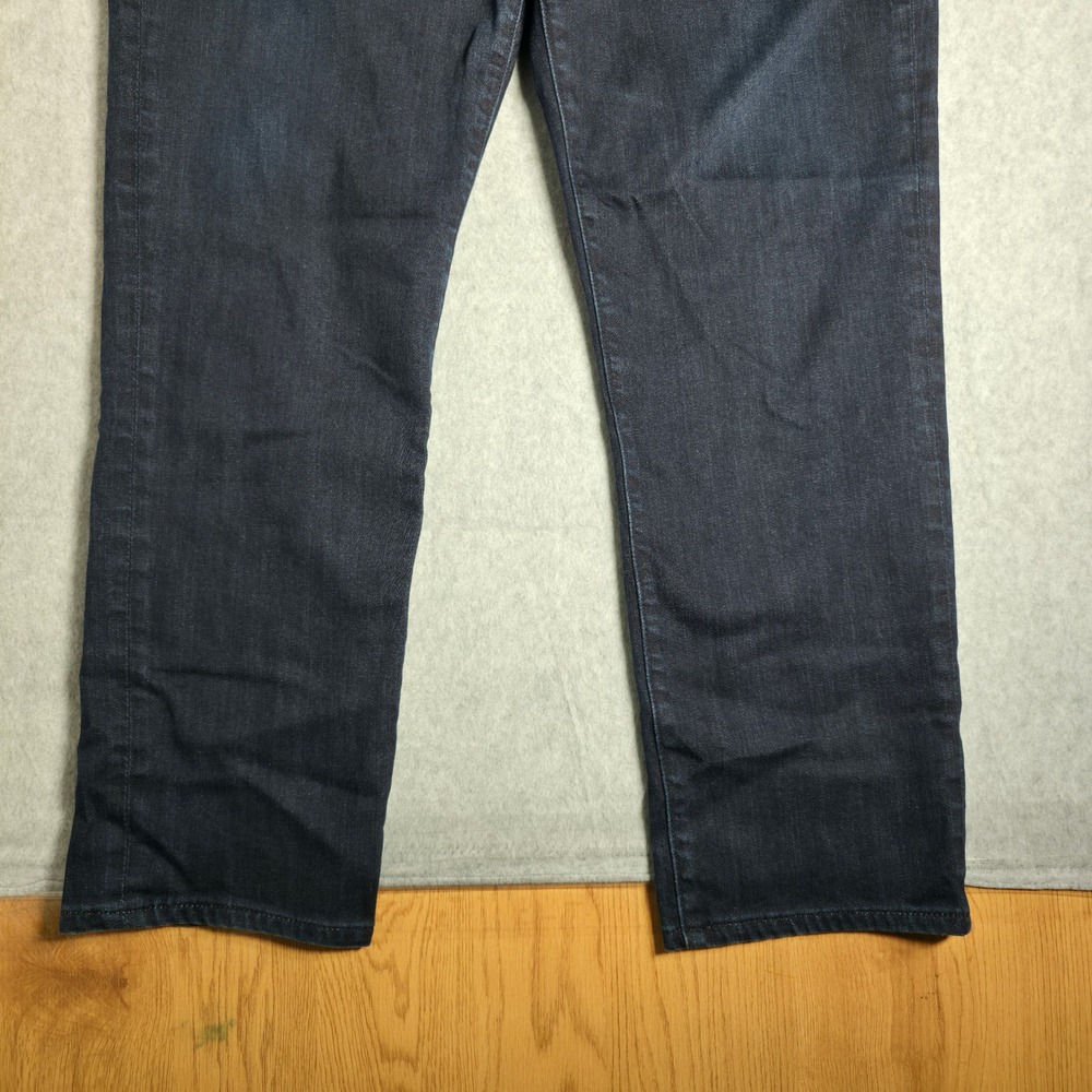 7 For All Mankind Slimmy Luxe Performance Jeans Mens 38 Dark Indigo Slim Fit - Picture 7 of 13
